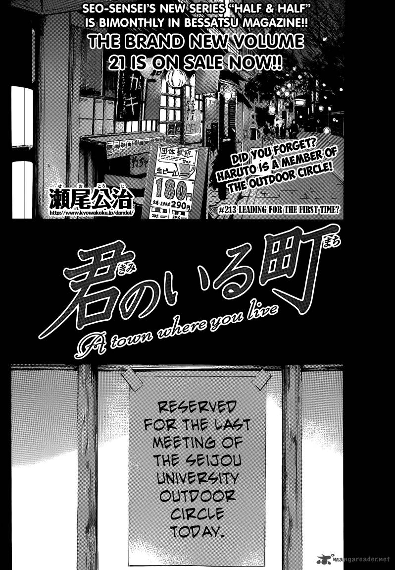 Kimi No Iru Machi Chapter 213 Page 2