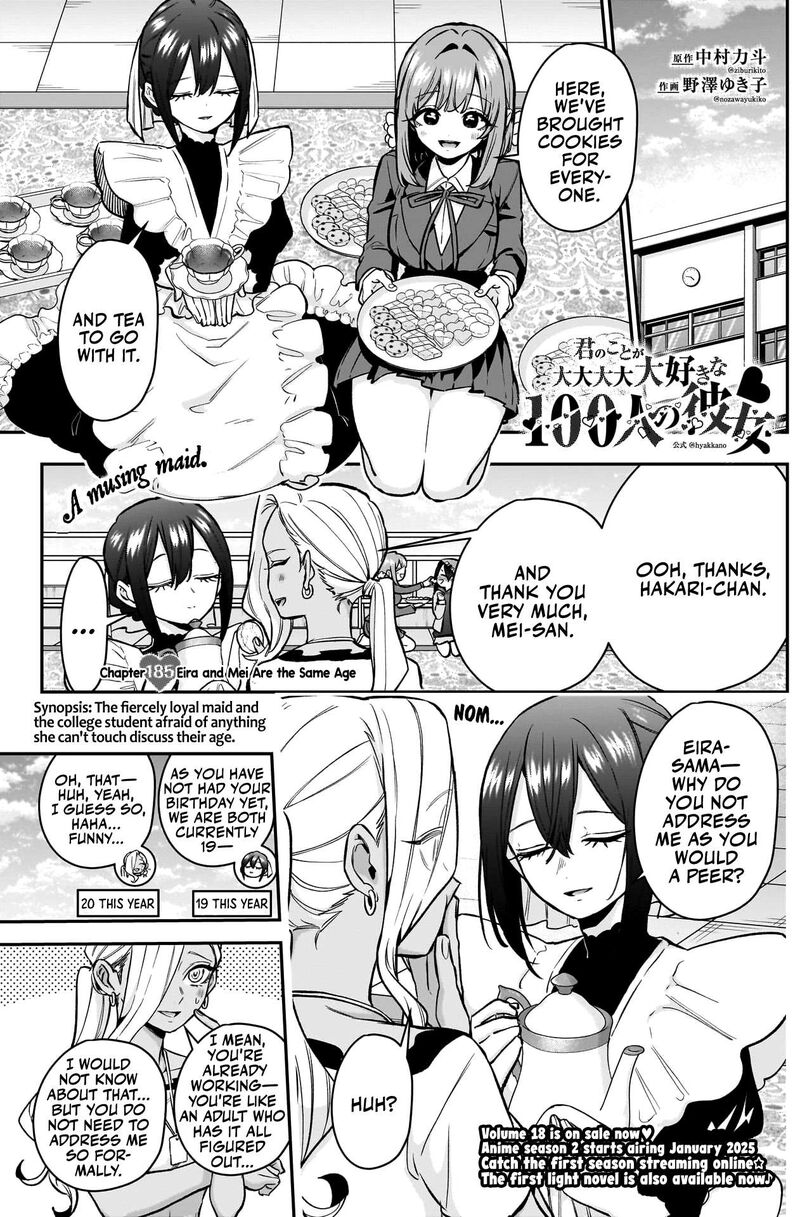 Kimi No Koto Ga Daidaidaidaidai Suki Na 100 Nin No Kanojo Chapter 185 Page 2