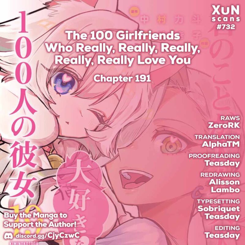 Kimi No Koto Ga Daidaidaidaidai Suki Na 100 Nin No Kanojo Chapter 191 Page 1