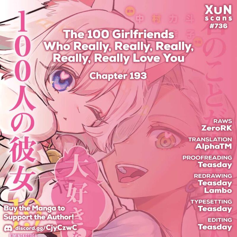 Kimi No Koto Ga Daidaidaidaidai Suki Na 100 Nin No Kanojo Chapter 193 Page 1