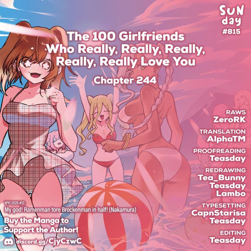 Kimi No Koto Ga Daidaidaidaidai Suki Na 100 Nin No Kanojo Chapter 244 Page 1