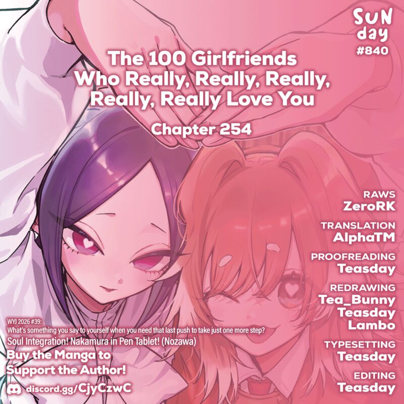 Kimi No Koto Ga Daidaidaidaidai Suki Na 100 Nin No Kanojo Chapter 254 Page 1