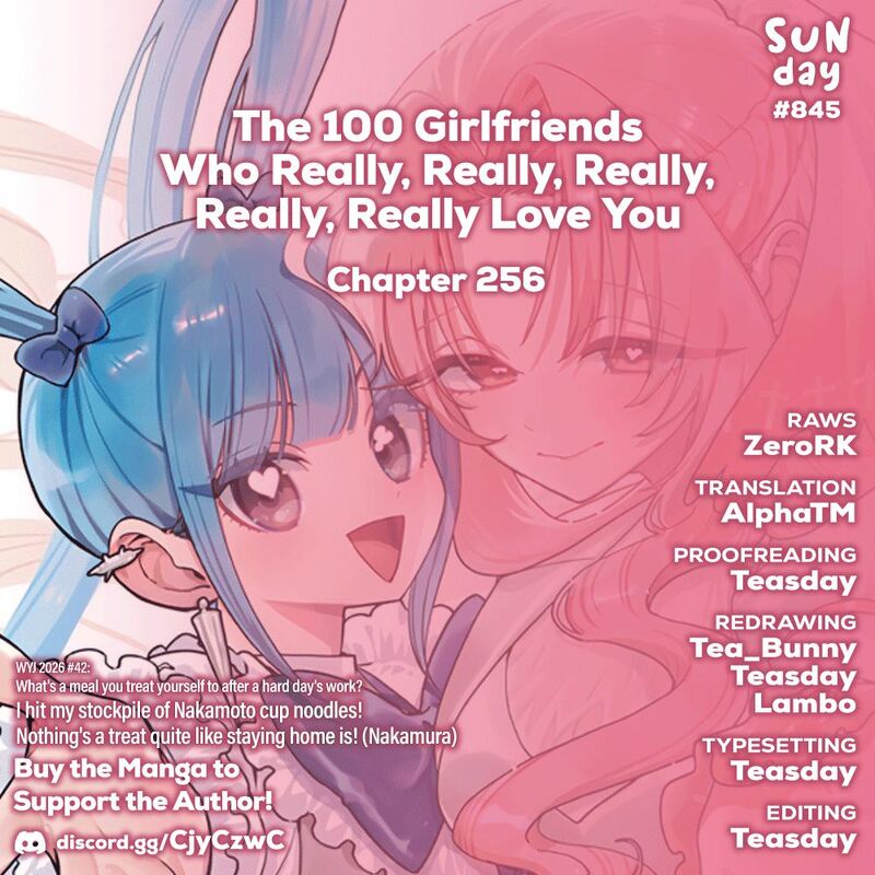 Kimi No Koto Ga Daidaidaidaidai Suki Na 100 Nin No Kanojo Chapter 256 Page 1