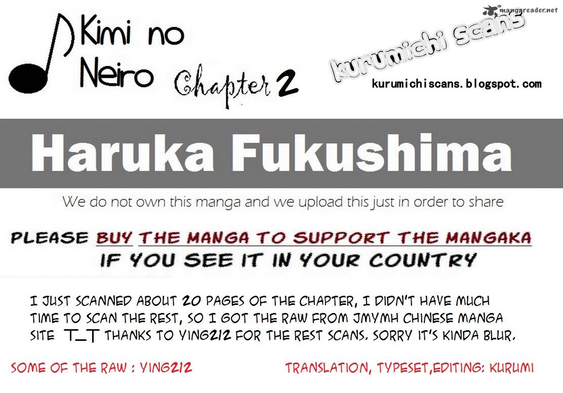 Kimi No Neiro Chapter 2 Page 3