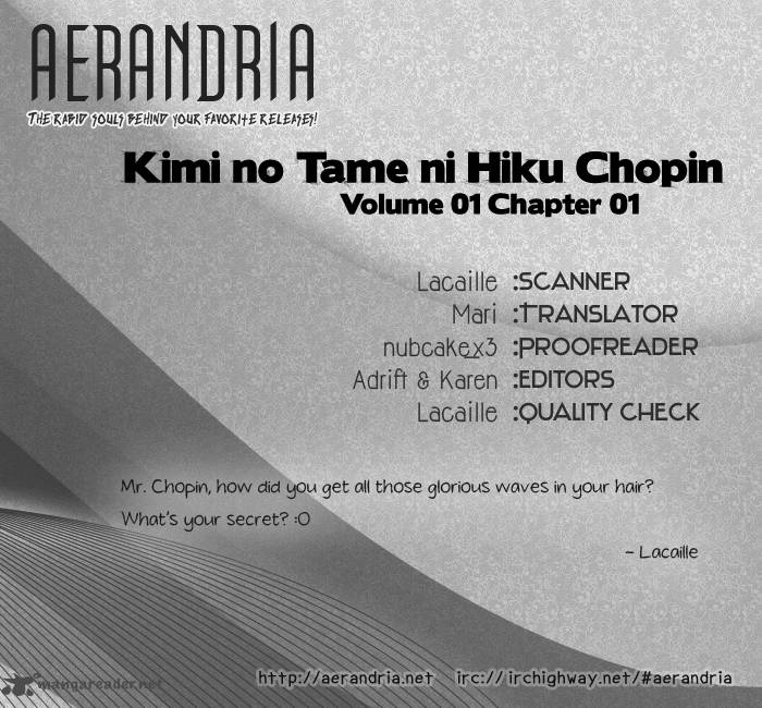 Kimi No Tame Ni Hiku Chopin Chapter 1 Page 3