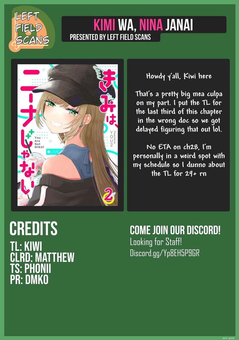 Kimi Wa Nina Janai Chapter 27 Page 19