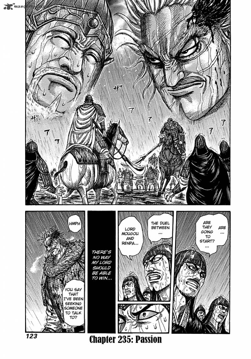 Kingdom Chapter 235 Page 1