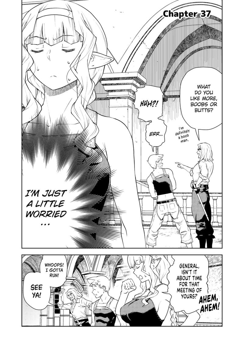 Kishi Danchou No Elf San Datte Otome Ga Shitai Chapter 37 Page 2
