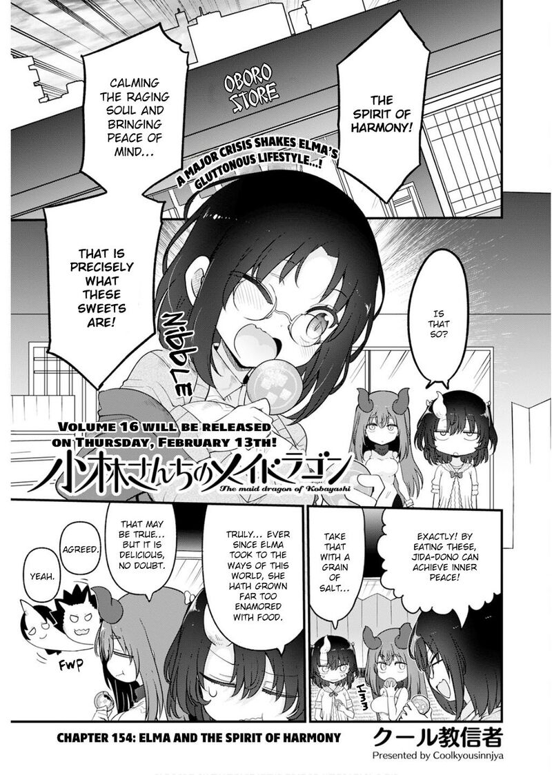Kobayashi San Chi No Maid Dragon Chapter 154 Page 1