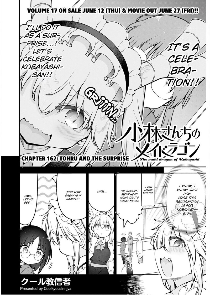 Kobayashi San Chi No Maid Dragon Chapter 162 Page 2
