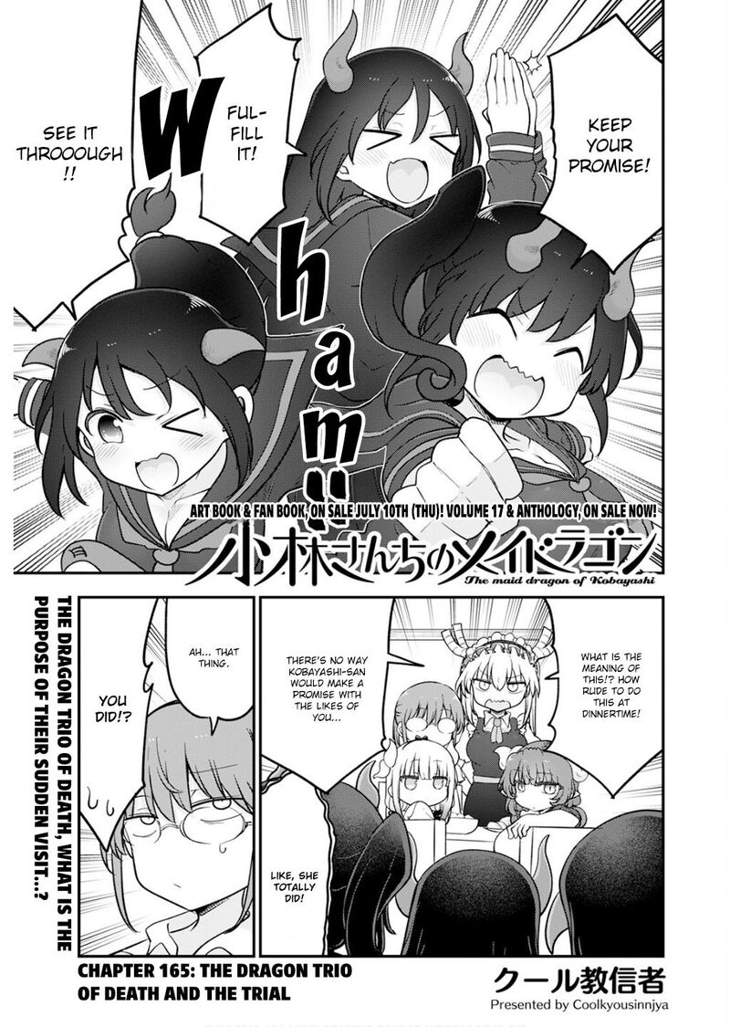 Kobayashi San Chi No Maid Dragon Chapter 165 Page 1