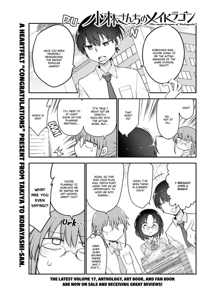 Kobayashi San Chi No Maid Dragon Chapter 170 Page 1