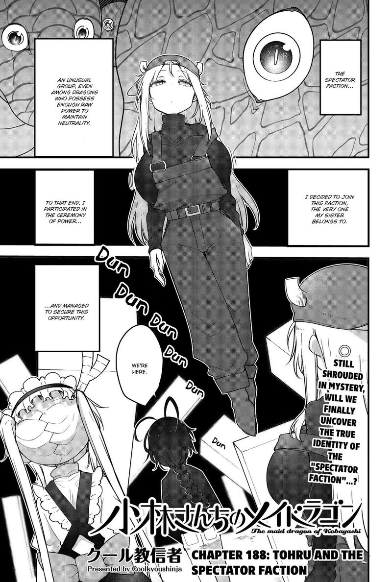 Kobayashi San Chi No Maid Dragon Chapter 188 Page 1