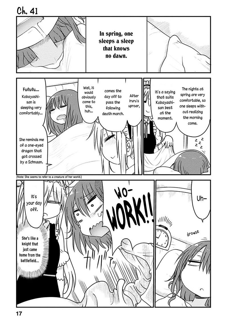 Kobayashi San Chi No Maid Dragon Chapter 41 Page 1