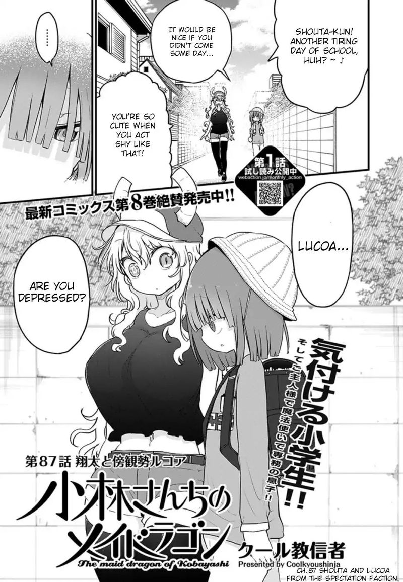 Kobayashi San Chi No Maid Dragon Chapter 87 Page 1