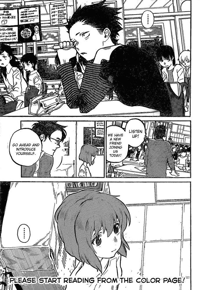 Koe No Katachi Chapter 1 Page 2