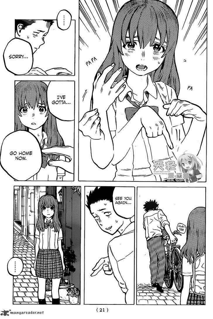 Koe No Katachi Chapter 21 Page 13