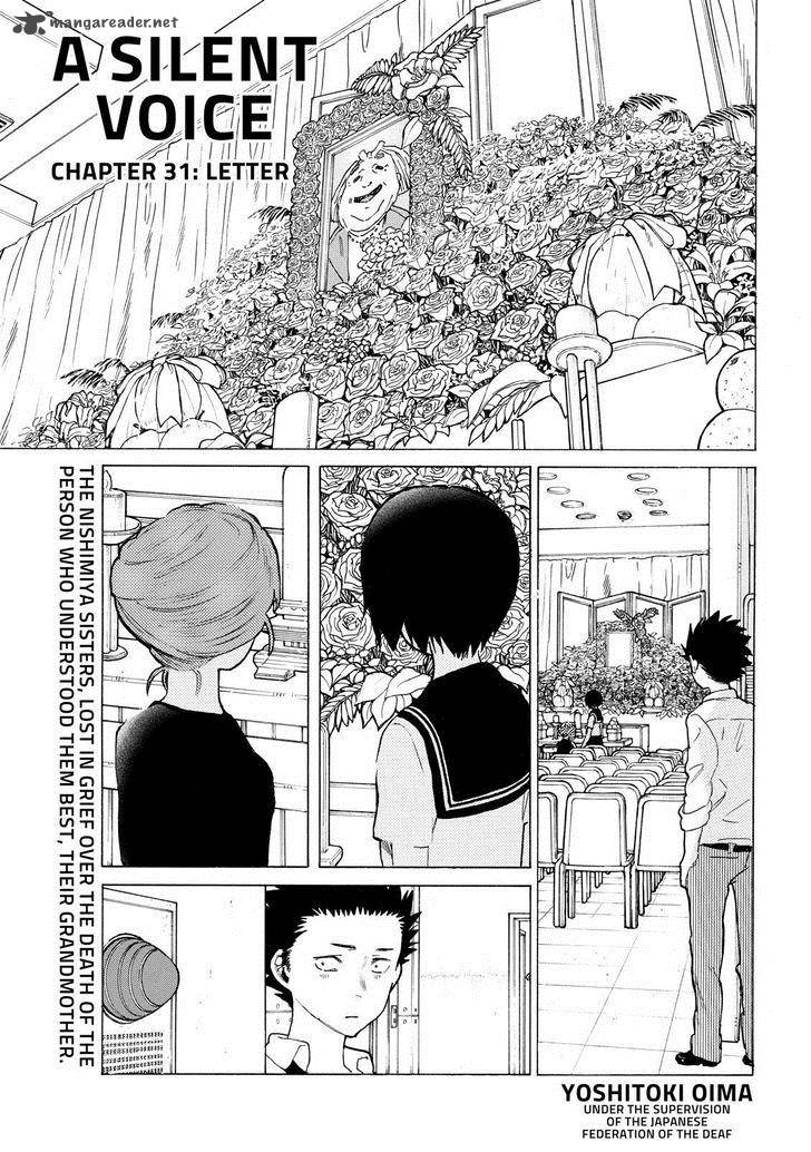 Koe No Katachi Chapter 31 Page 1