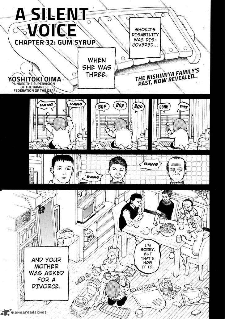 Koe No Katachi Chapter 32 Page 1