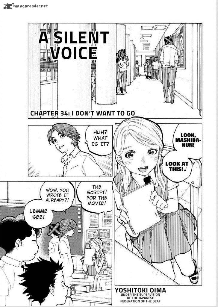 Koe No Katachi Chapter 34 Page 2
