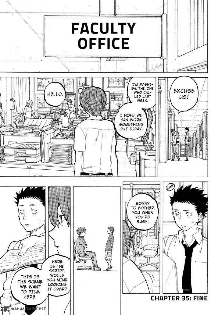 Koe No Katachi Chapter 35 Page 2