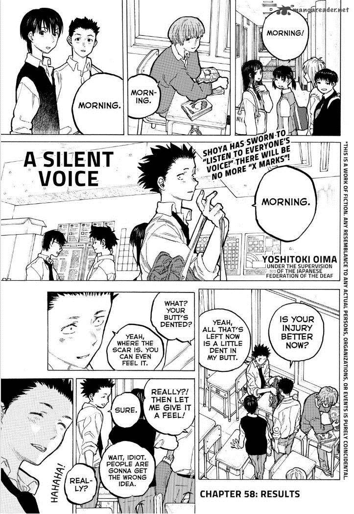 Koe No Katachi Chapter 58 Page 2