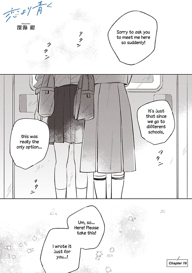 Koi Yori Aoku Chapter 16 Page 1
