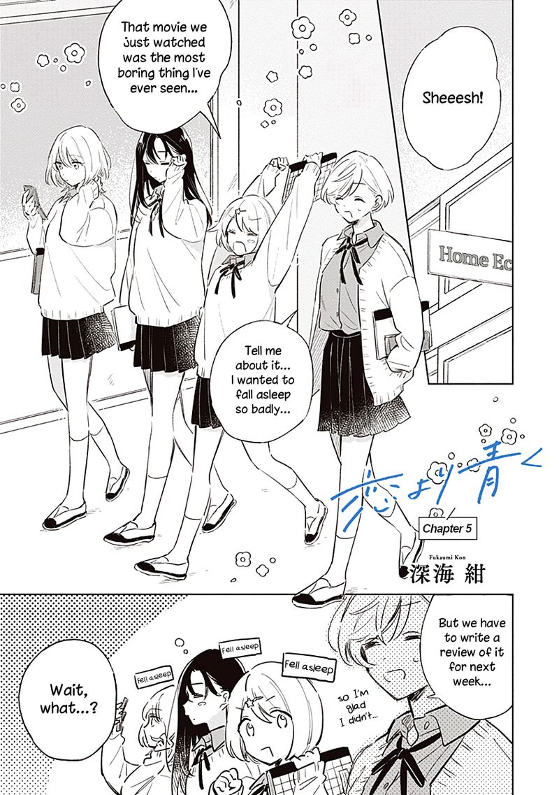 Koi Yori Aoku Chapter 5 Page 1