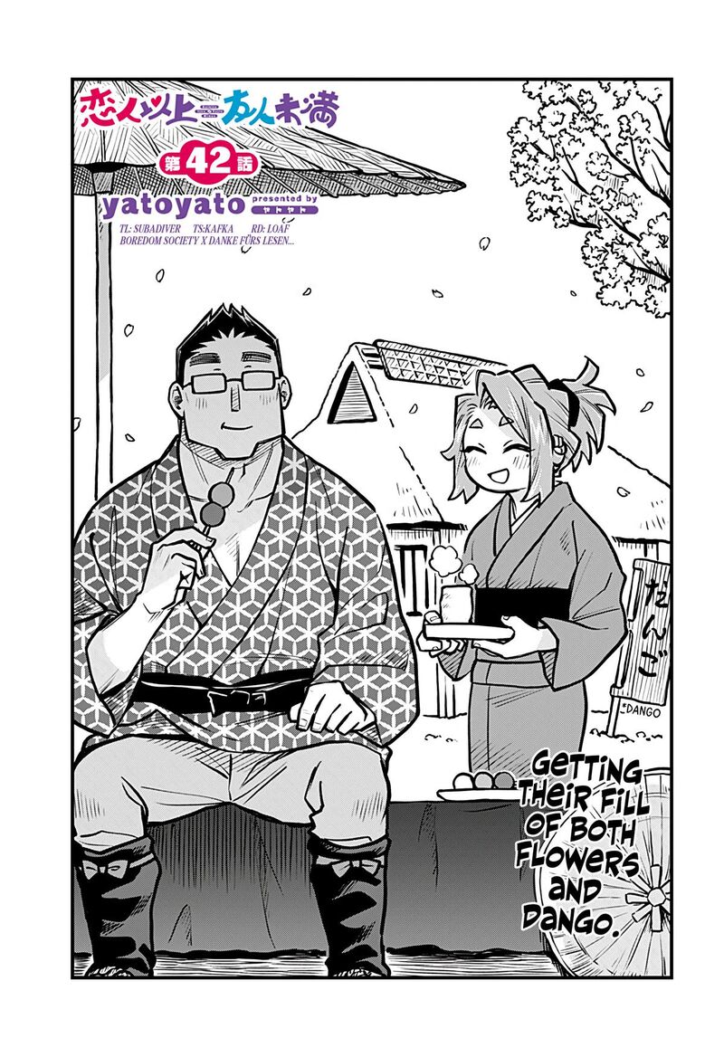 Koibito Ijou Yuujin Miman Chapter 42 Page 1