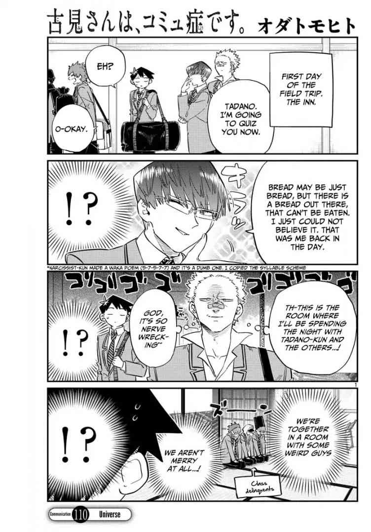 Komi San Wa Komyushou Desu Chapter 110 Page 1