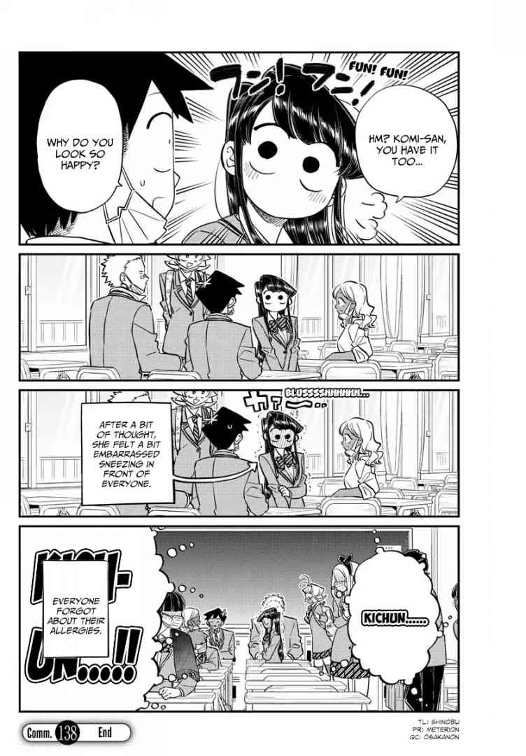 Komi San Wa Komyushou Desu Chapter 138 Page 8