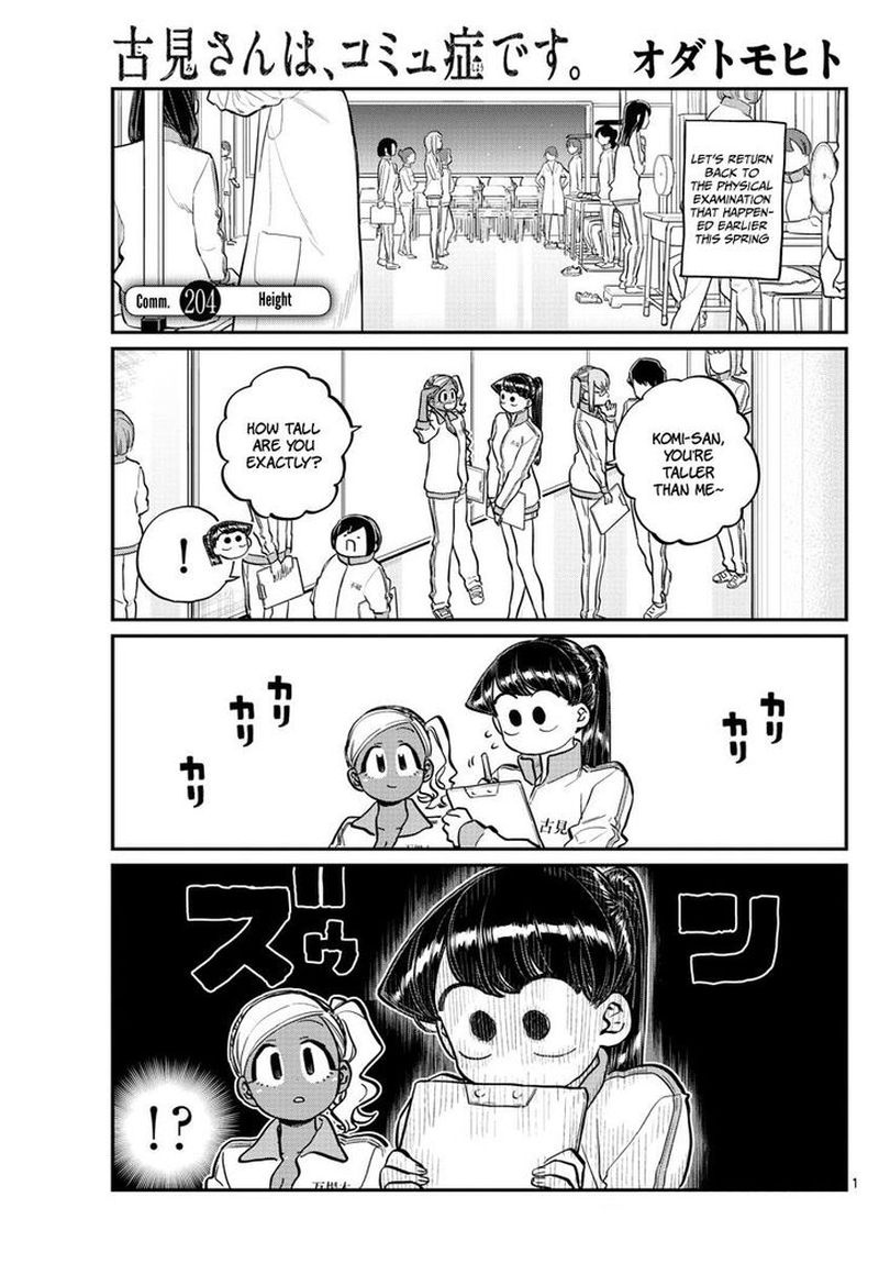 Komi San Wa Komyushou Desu Chapter 204 Page 1