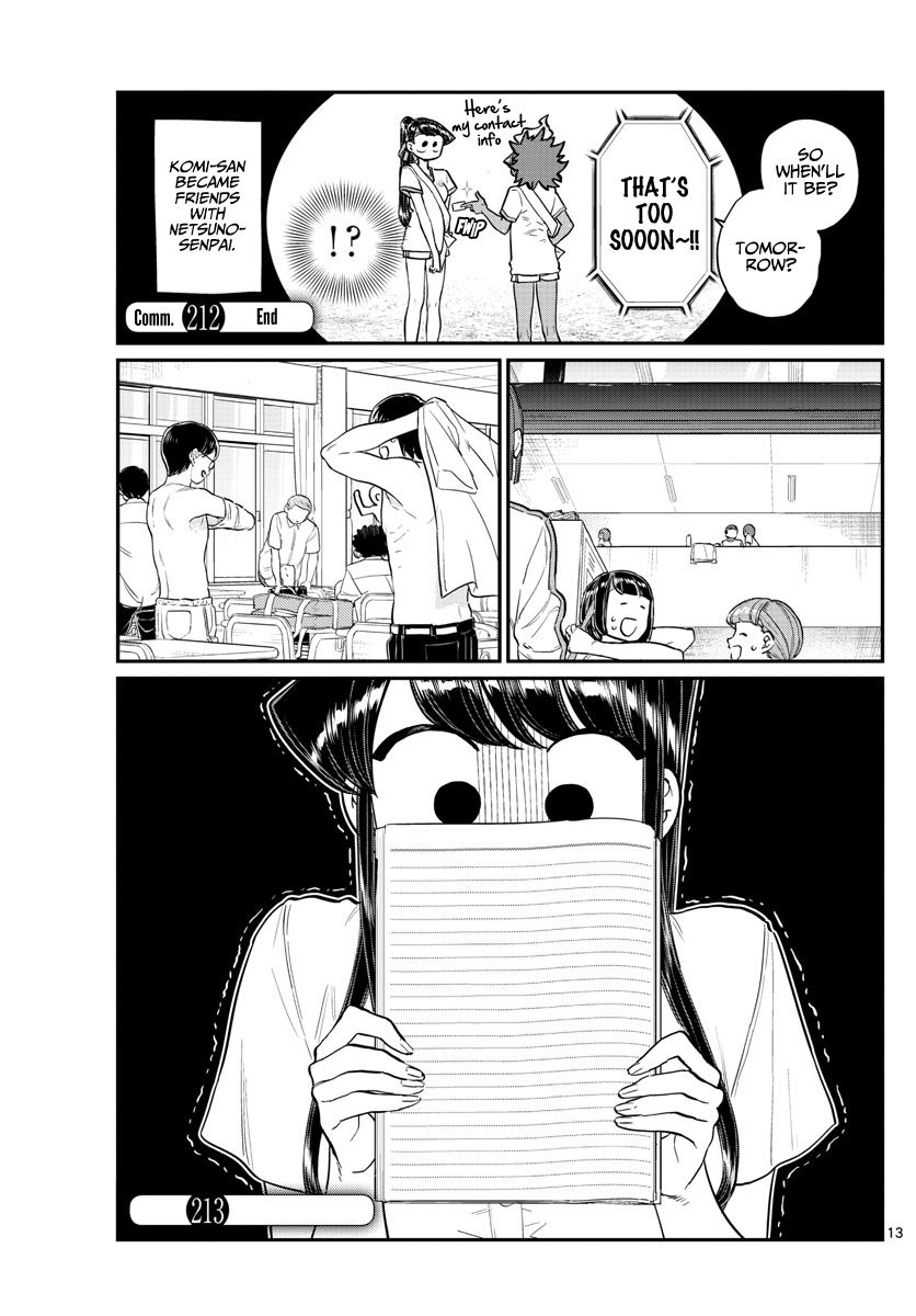 Komi San Wa Komyushou Desu Chapter 212 Page 10