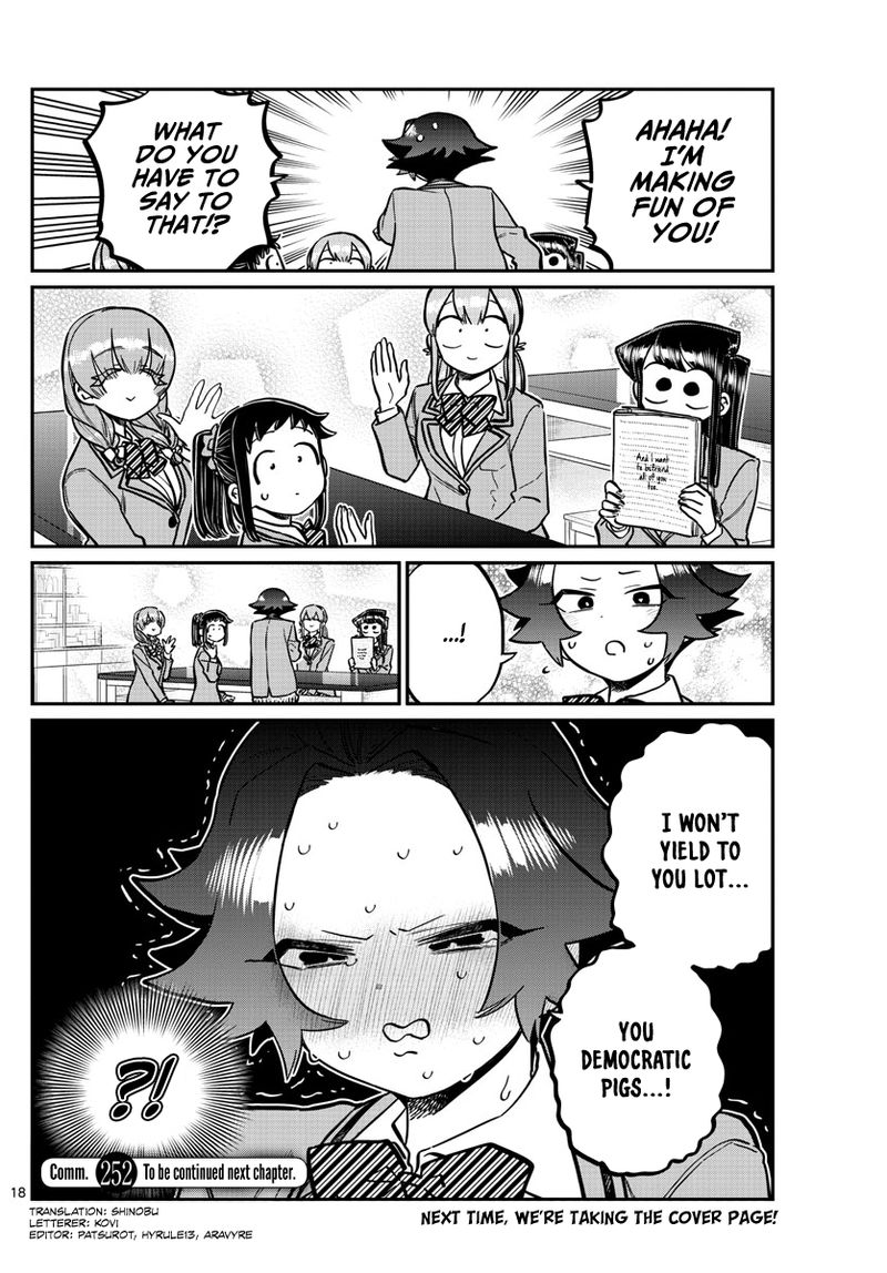 Komi San Wa Komyushou Desu Chapter 252 Page 18