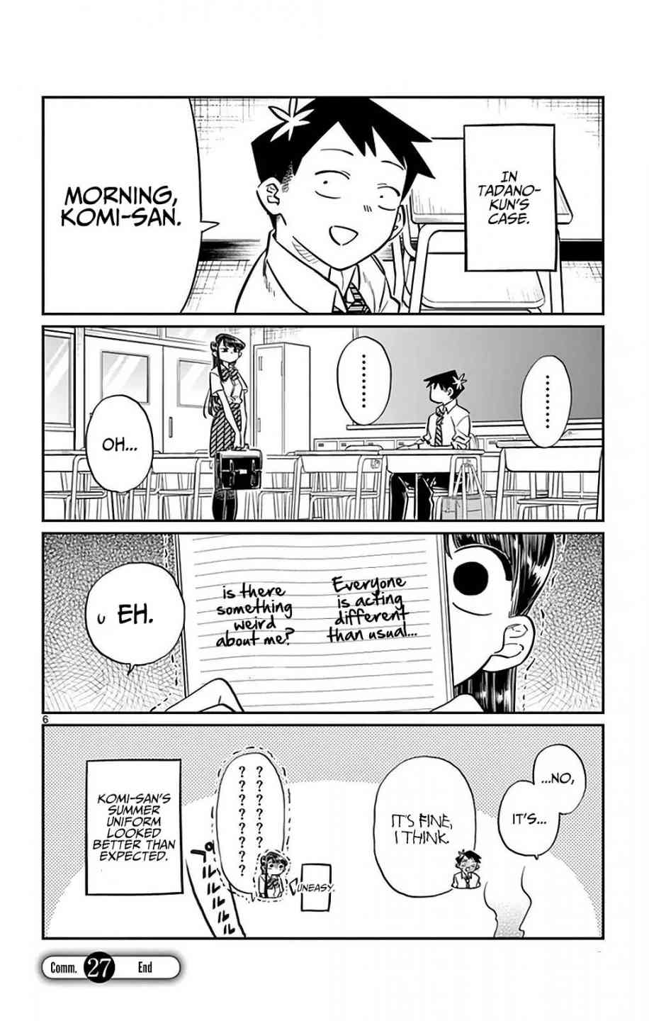 Komi San Wa Komyushou Desu Chapter 27 Page 6