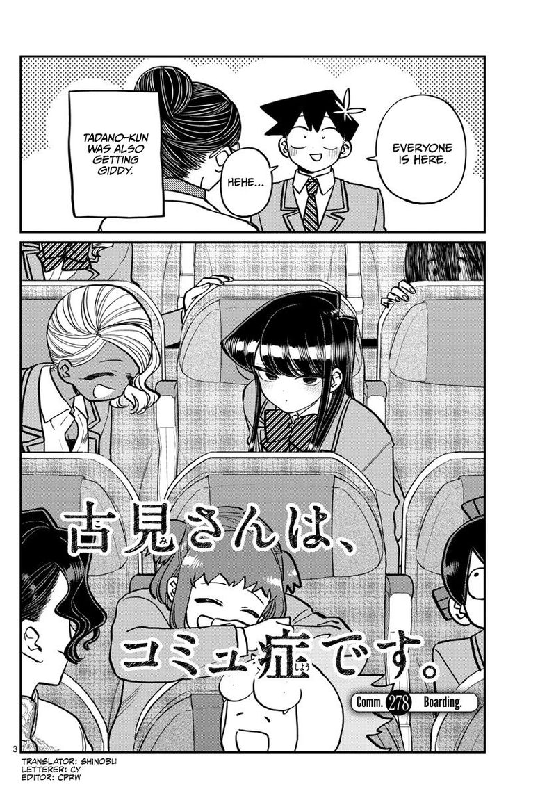 Komi San Wa Komyushou Desu Chapter 278 Page 3