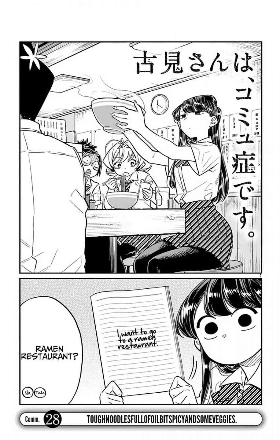 Komi San Wa Komyushou Desu Chapter 28 Page 1