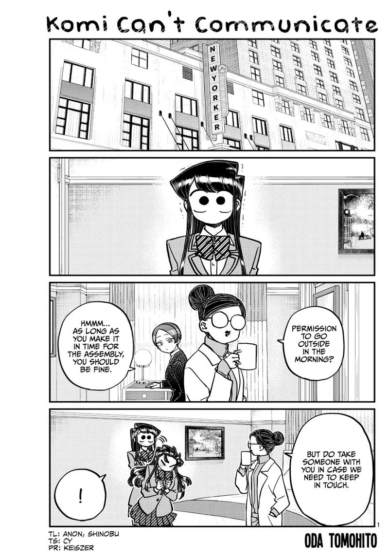 Komi San Wa Komyushou Desu Chapter 284 Page 1