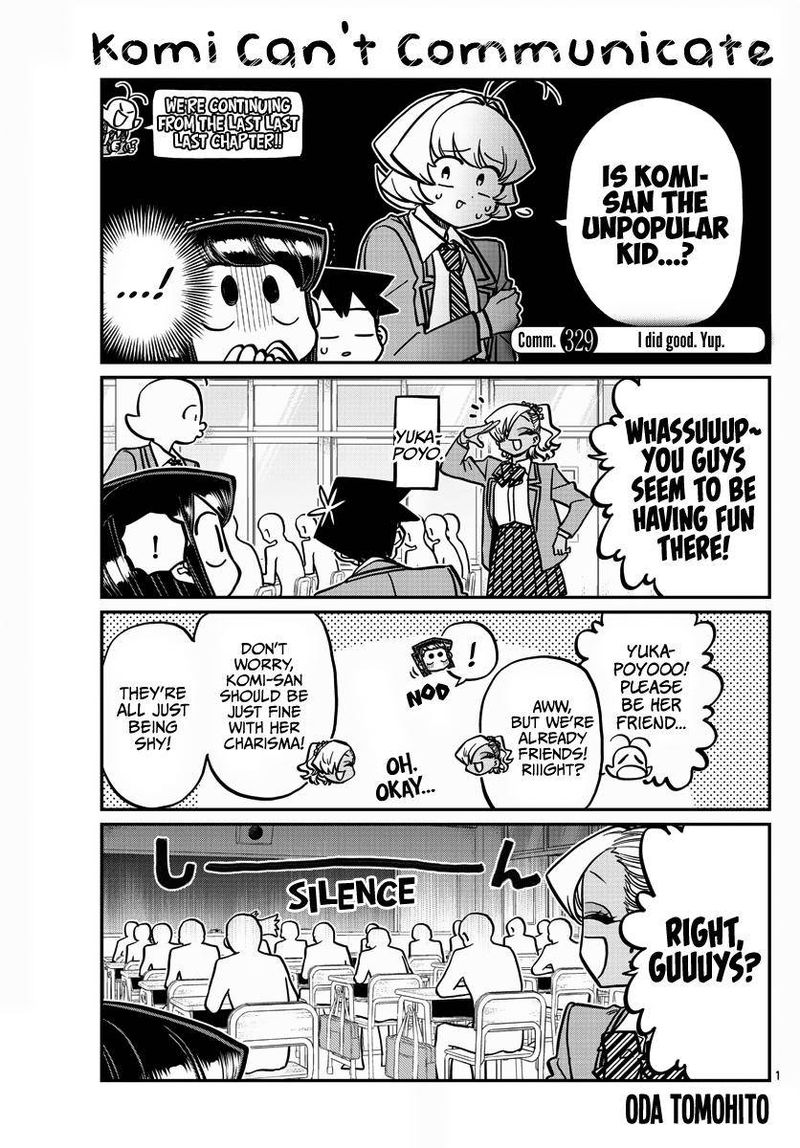 Komi San Wa Komyushou Desu Chapter 329 Page 1