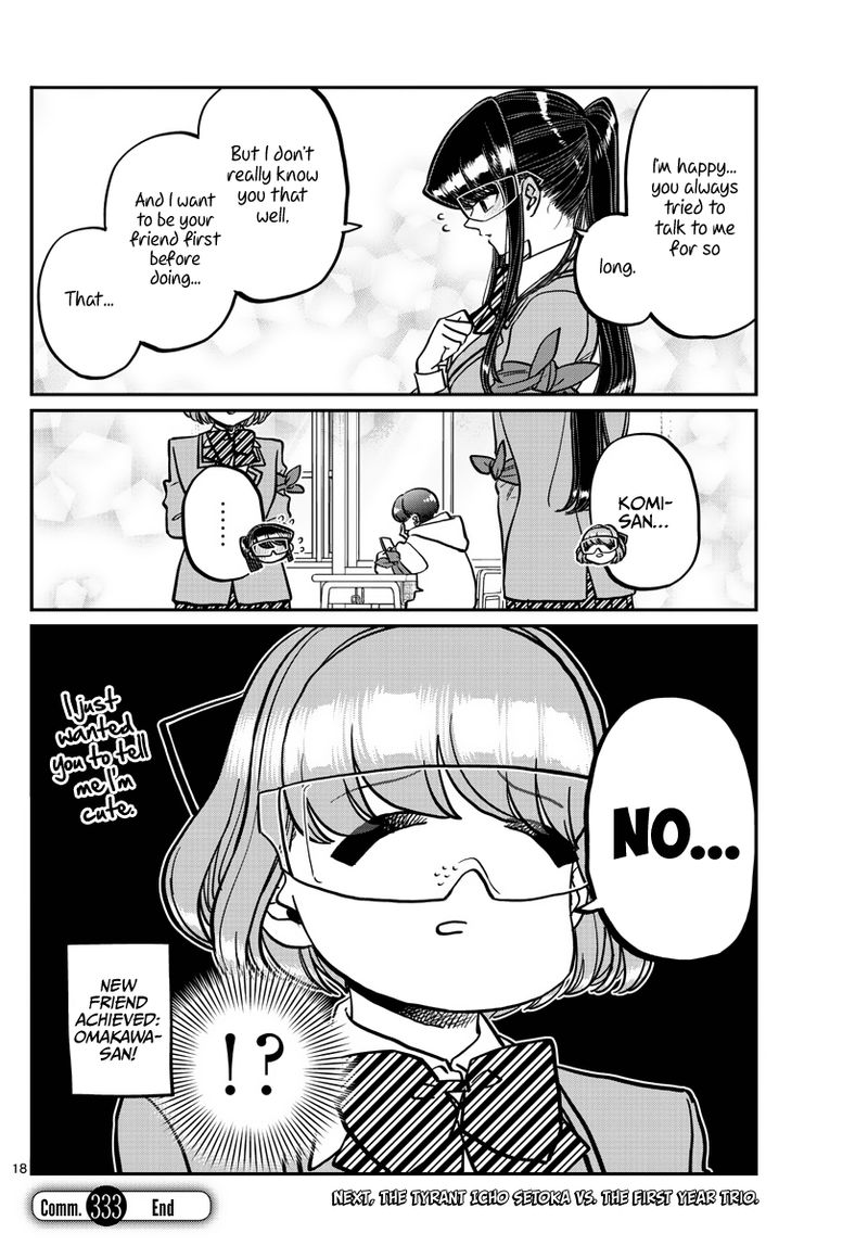 Komi San Wa Komyushou Desu Chapter 333 Page 18