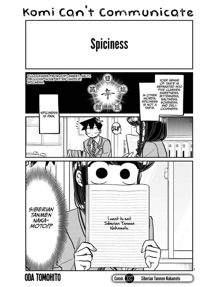 Komi San Wa Komyushou Desu Chapter 337 Page 1