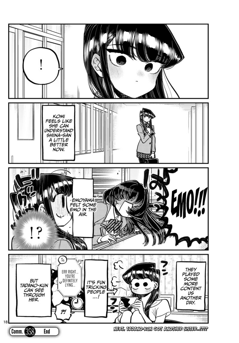 Komi San Wa Komyushou Desu Chapter 358 Page 18