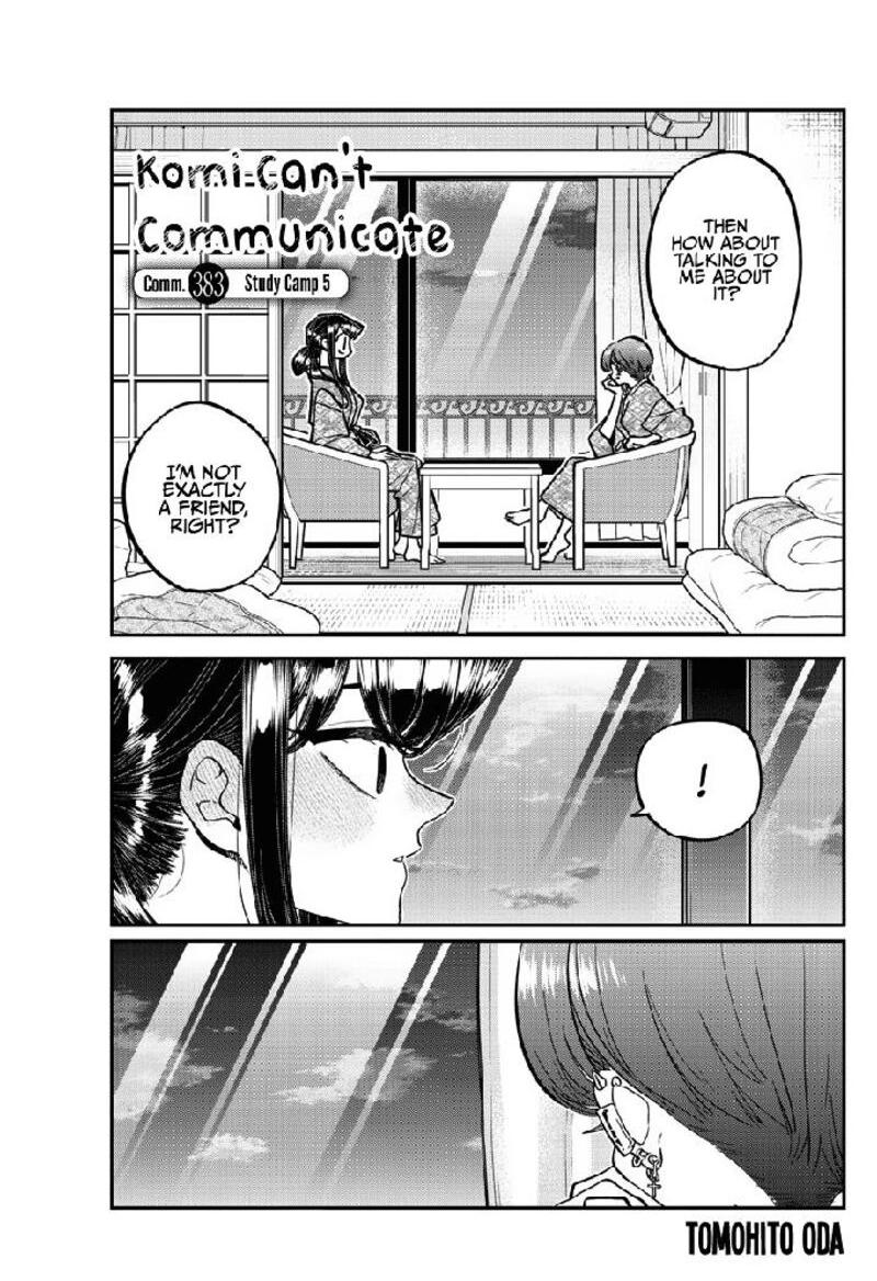 Komi San Wa Komyushou Desu Chapter 383 Page 1