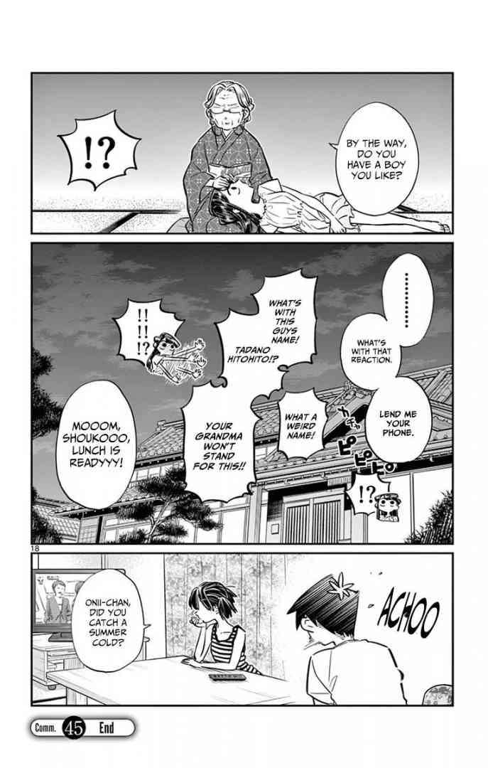 Komi San Wa Komyushou Desu Chapter 45 Page 18