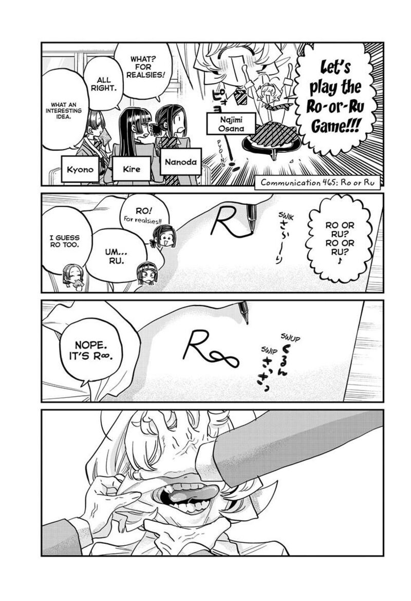 Komi San Wa Komyushou Desu Chapter 465 Page 1