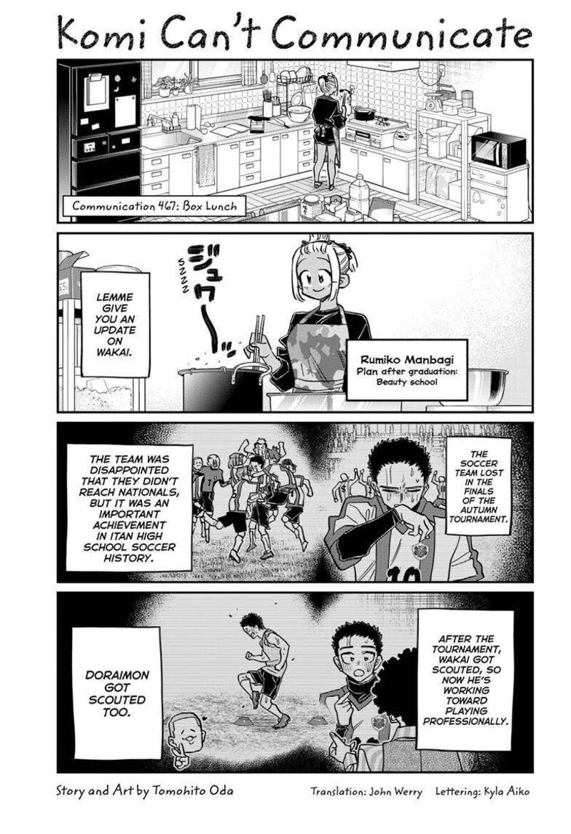Komi San Wa Komyushou Desu Chapter 467 Page 2