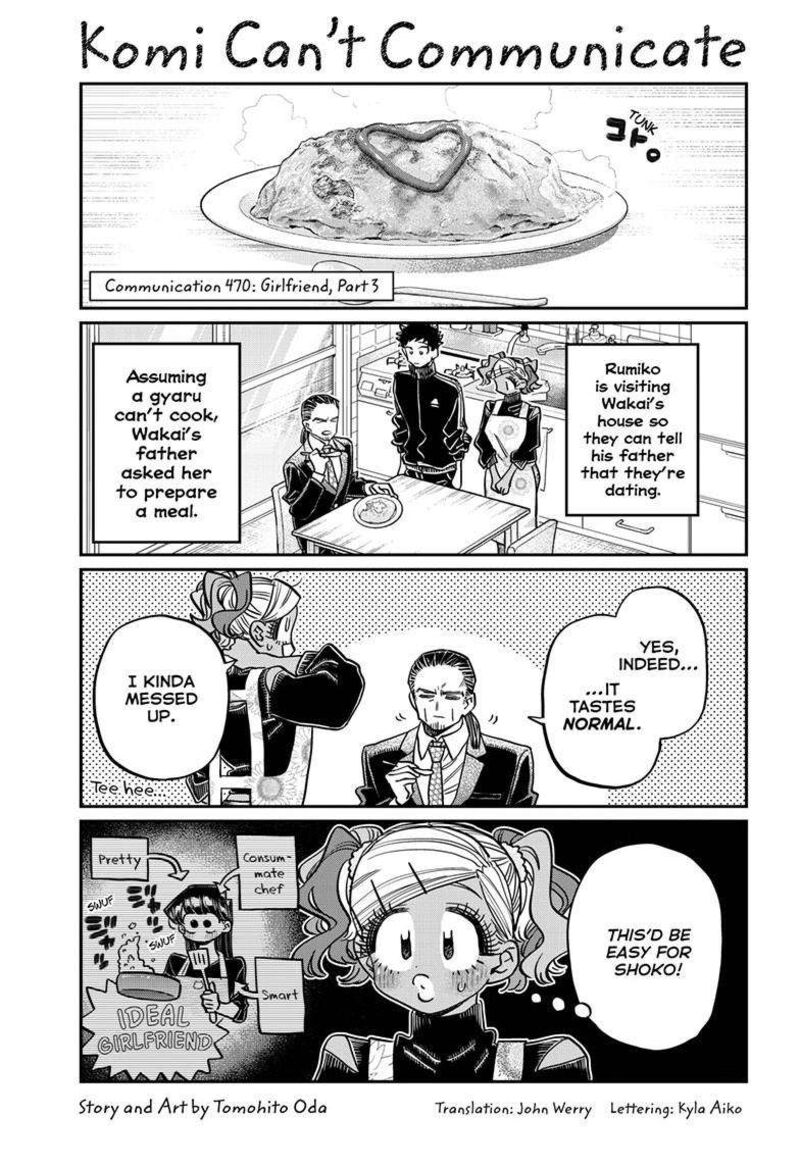 Komi San Wa Komyushou Desu Chapter 470 Page 2