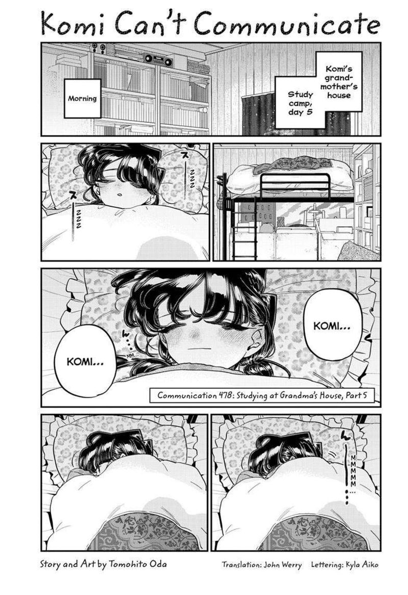 Komi San Wa Komyushou Desu Chapter 478 Page 2