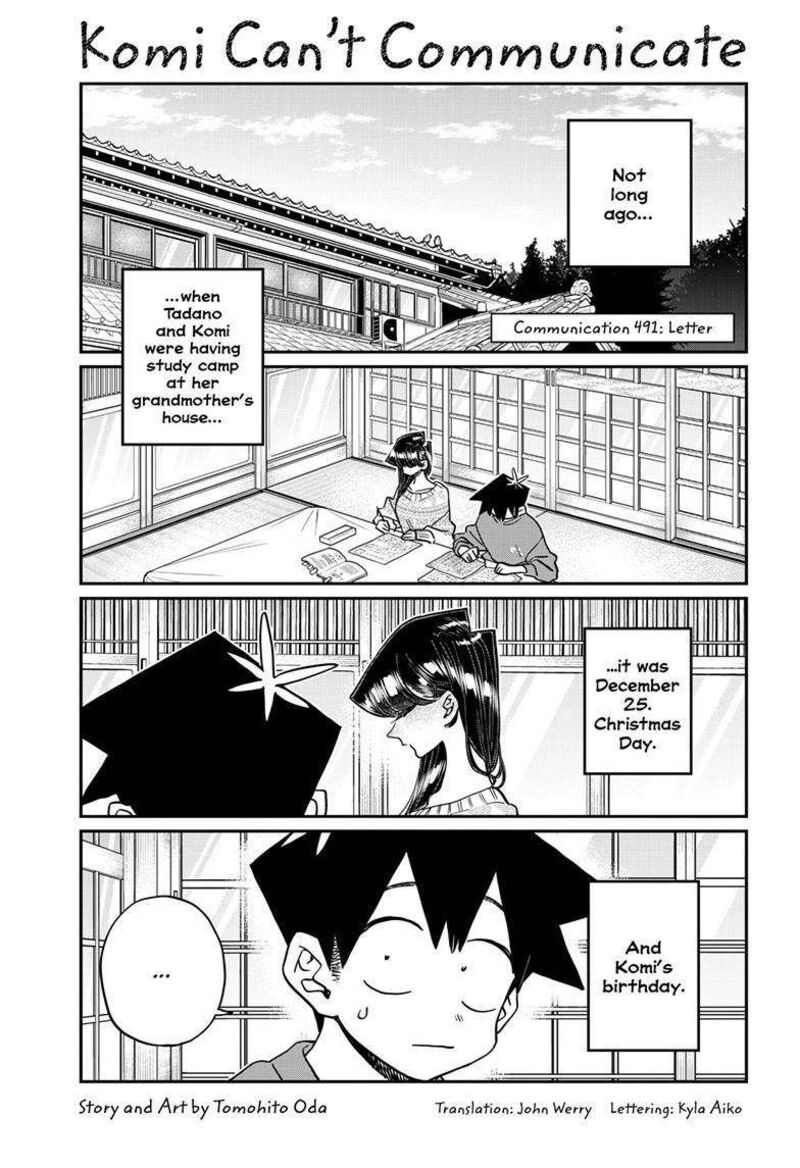 Komi San Wa Komyushou Desu Chapter 491 Page 2