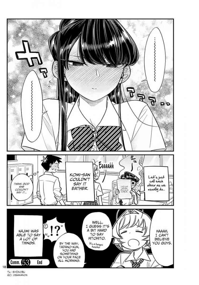 Komi San Wa Komyushou Desu Chapter 53 Page 10